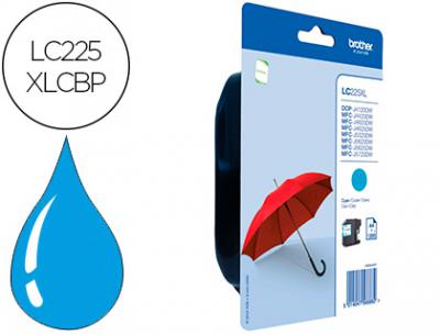 Ink-jet brother lc-225xlcbp mfc-j 4420 dw / mfc-j 5620 dw cian alta capacidad 1200 pag