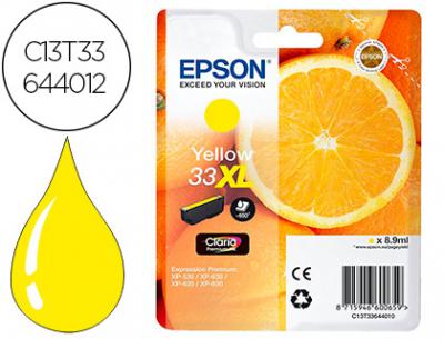 Ink-jet epson expression premium t3364 33xl xp-530 / xp-630 / xp-640 / xp-830 / xp-900 amarillo 650 pag