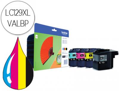 Ink-jet brother lc-129xl mfc-j6520dw/ mfc-j6720dw / mfc-j6920dw pack negro amarillo magenta cian 1200