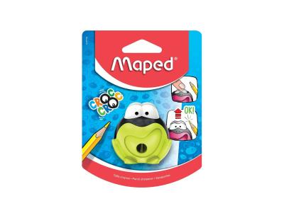 Sacapuntas maped plastico croc croc inno 1 uso los dientes se mueven si se afila en la direccion correcta