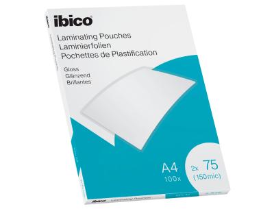Bolsa de plastificar ibico din a4 75 mc caja de 100 unidades