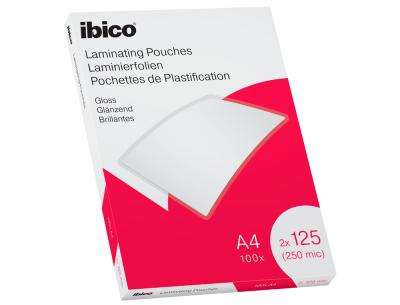 Bolsa de plastificar ibico din a4 125 mc caja de 100 unidades