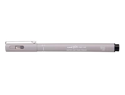 Rotulador uni pin calibrado pin01-200 gris claro