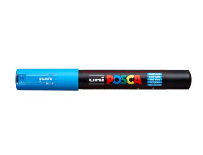Rotulador uni posca 0,7 mm pc-1m azul claro