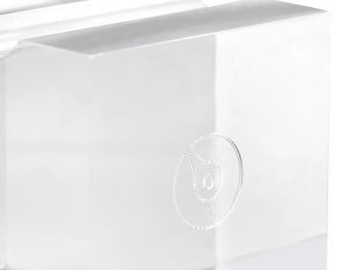 Soporte transparente metacrilato belius bloque 30x30x30 mm