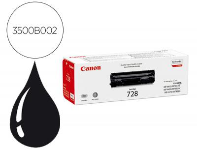 Toner canon 728 i-sensys mf4410 / 4450d / 4580dn / l150 negro 2.100 pag