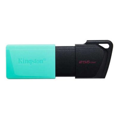 Kingston DataTraveler Exodia M Memoria USB 256GB - USB 3&period;2 Gen 1 - Capuchon Movil - Enganche para Llavero - Color Negro&sol;Turquesa &lpar;Pendrive&rpar;