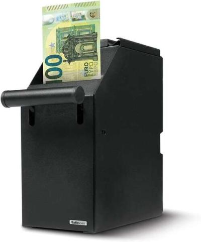 Safescan 4100 - Almacenamiento Seguro de Billetes - Dise&ntilde;o Duradero de Acero - Acceso Facil y Discreto - Confianza y Calidad Garantizada