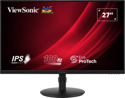 Viewsonic Monitor 27" VG2708A-MHD LED IPS FullHD - 16&colon;9 - VGA - HDMI - DisplayPort - Altavoces - Ajustable en Altura - Color Negro