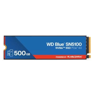 WD Blue SN5100 Disco Duro Solido SSD 500GB M2 PCI Express 4&period;0 NVMe Gen4 3D NAMD