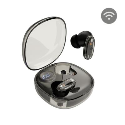 Mars Gaming MHIB2 Auriculares Bluetooth 5&period;4 - Microfono Integrado - Autonomia hasta 7h - Indicador LED - Semitransparente - 60x60x30mm - Color Negro