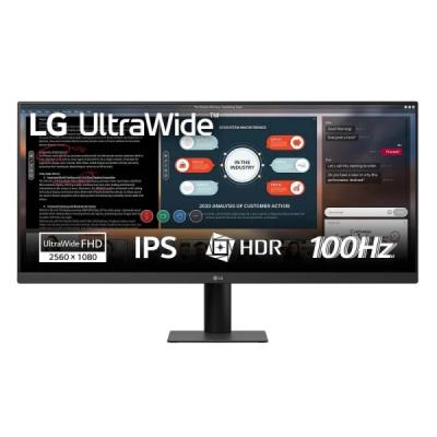 LG Ultrawide Monitor 29" LCD IPS WFHD 100Hz HDR FreeSync - 21&colon;9 - HDMI&comma; Displayport - VESA 100x100 - Color Negro