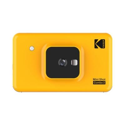 Kodak Mini Shot 2 Camara Digital Instantanea Bluetooth 10mp - Pantalla LCD 1&period;7" - Flash Integrado - Espejo para Selfies - Color Amarillo