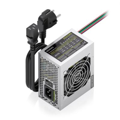 Aisens ASPC-500SFX-PSE Fuente de Alimentacion 500W SFX - Ventilador 80mm - OEM - Cable de Alimentacion Incluido - Color Plata