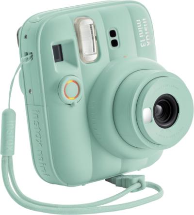 Fujifilm Instax Mini 13 Lagoon Green Camara Instantanea - Tama&ntilde;o de Imagen 62x46mm - Flash Auto - Exposicion Automatica - Mini Espejo para Selfies - Modo Primer Plano