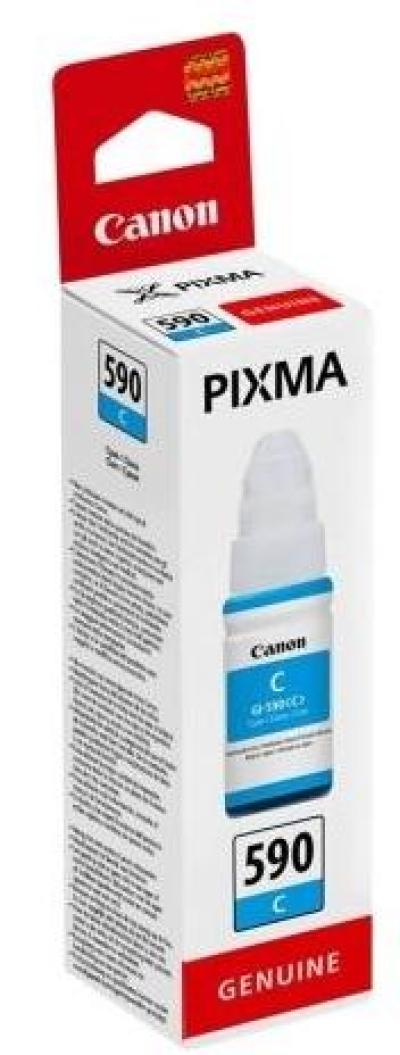 BOTELLA TINTA CANON GI-590 70ML CIAN COMPATIBLE SEGUN ESPECIFICACIONES 1604C001AA