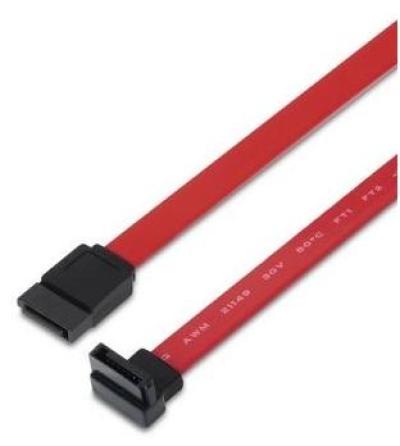 CABLE AISENS SATA A SATA ACODADO VELOCIDAD HASTA 3GBP/S 0.5M ROJO A130-0155