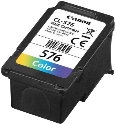 Canon CL-576 cartucho de tinta 1 pieza(s) Original Rendimiento est&aacute;ndar Cian, Magenta, Amarillo