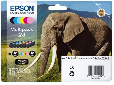CARTUCHO EPSON 24 MULTIPACK 6 COLORES C13T24284011