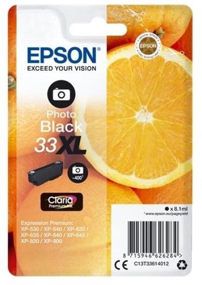 CARTUCHO EPSON 33XL NEGRO FOTO C13T33614012