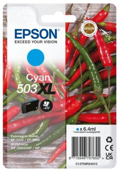 Epson 503XL cartucho de tinta 1 pieza(s) Original Alto rendimiento (XL) Cian