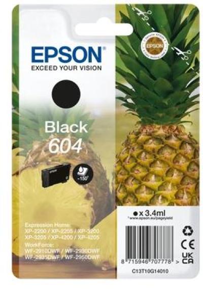 Epson 604 cartucho de tinta 1 pieza(s) Original Rendimiento est&aacute;ndar Negro