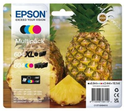 Epson 604XL cartucho de tinta 4 pieza(s) Original Alto rendimiento (XL) Negro, Cian, Magenta, Amarillo