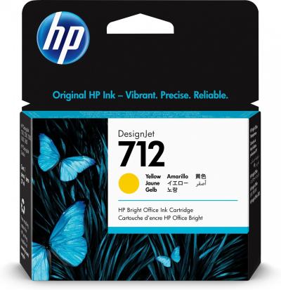 Hp 712 Cartucho de tinta original rendimiento estandar amarillo