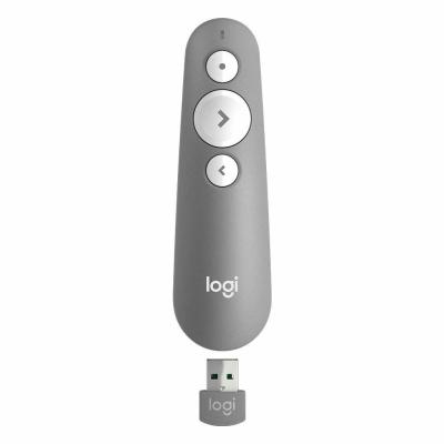 Logitech R500 Laser Presentation Remote apuntador inal&aacute;mbricos Bluetooth/RF Gris