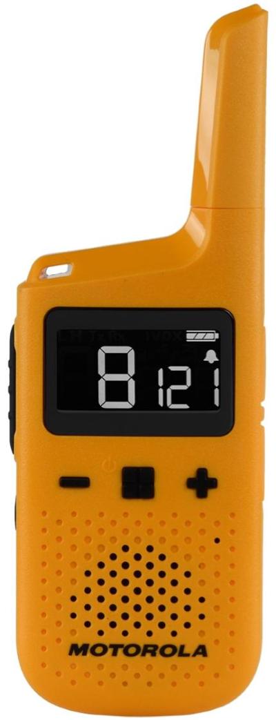 Motorola Talkabout T72 two-way radios 16 canales 446.00625 - 446.19375 MHz Naranja