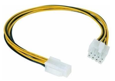 Nanocable 10.19.1401 Cable de Alimentaci&oacute;n Duplicador  CPU 4 Pines Hembra a 4+4 Pines Macho 15cm