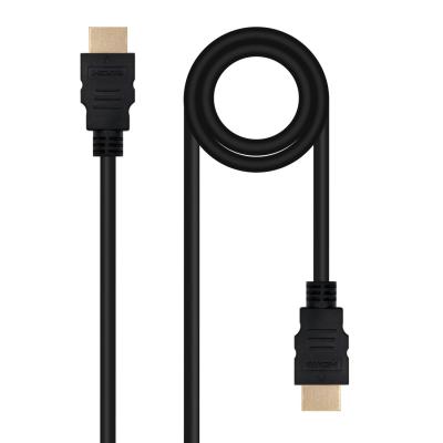 Nanocable Cable HDMI V2.0 4K@60Hz 18Gbps A/M-A/M, 0.5 m, Negro