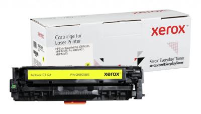 Toner xerox amarillo everyday compatible con hp CE412A equivalente de 2600 paginas 006R03805
