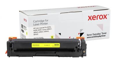 Toner xerox amarillo everyday compatible con hp CF542A CRG-054Y equivalente de 1300 paginas 006R04178