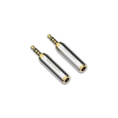 Vention Adaptador Jack VAB-S02/ Jack 2.5 Macho - Jack 3.5 Hembra/ Plata