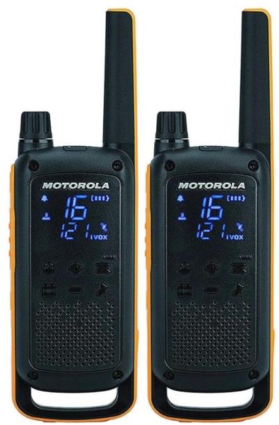 WALKIE-TALKIES MOTOROLA T82 10KM 16CH NEGRO B8P00811YDEMAG
